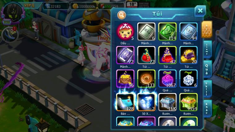 Mã : #TTS6515 - S38 - V9 - BXH :8 - Ho-oh CHD Palkia & Yvetal & Giratina CH Ray Thần Gio Rắn Băng Nhiều Pet HT BC