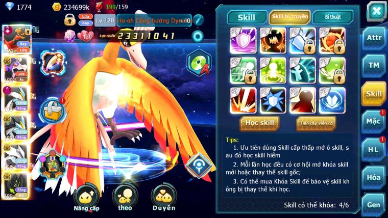 Mã : #TTS6522 - S1351 - V15 - BXH : 23 - Ho-oh CHD DHo-oh Bc White Black Kyuem Unvoa Bá Chủ Meltan Pr Dialga Salumine Dàn Pet 10TR