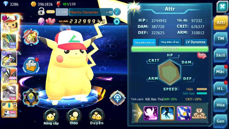 Mã : #TTS6521 - S916 - V12 -BXH : 26 - 2K Sách Pikachu Dynamx Raikou & Tapukoko CH Mew giáp & Ray vv Bá Chủ