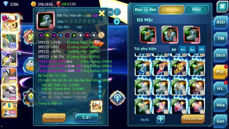 Mã : #TTS6521 - S916 - V12 -BXH : 26 - 2K Sách Pikachu Dynamx Raikou & Tapukoko CH Mew giáp & Ray vv Bá Chủ
