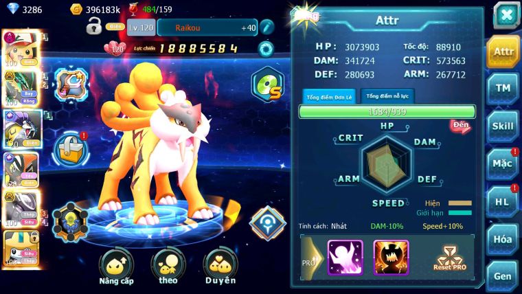 Mã : #TTS6521 - S916 - V12 -BXH : 26 - 2K Sách Pikachu Dynamx Raikou & Tapukoko CH Mew giáp & Ray vv Bá Chủ