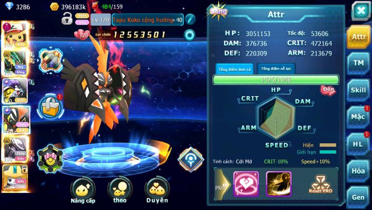 Mã : #TTS6521 - S916 - V12 -BXH : 26 - 2K Sách Pikachu Dynamx Raikou & Tapukoko CH Mew giáp & Ray vv Bá Chủ