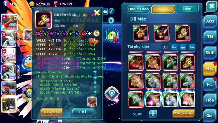 Mã : #TTS6520 - S650 - V15 - BXH : 3All - 3K2 Sách 114K Kc Ho-oh & WB & Diancie CHD Yvetal & Lugia CH Meganec Nhiều Pet Bá Chủ