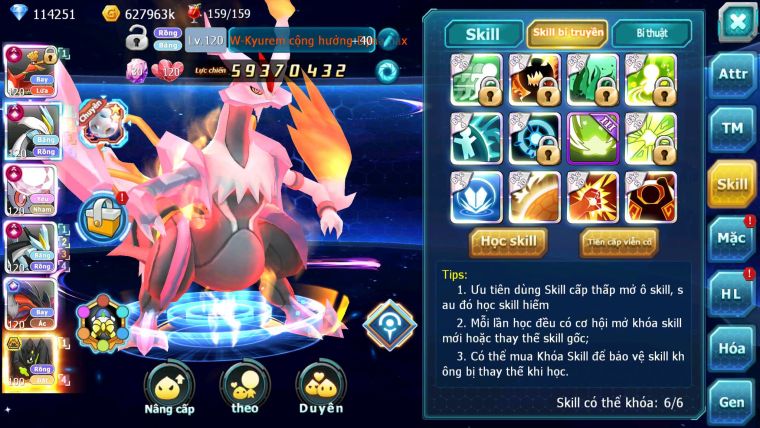 Mã : #TTS6520 - S650 - V15 - BXH : 3All - 3K2 Sách 114K Kc Ho-oh & WB & Diancie CHD Yvetal & Lugia CH Meganec Nhiều Pet Bá Chủ