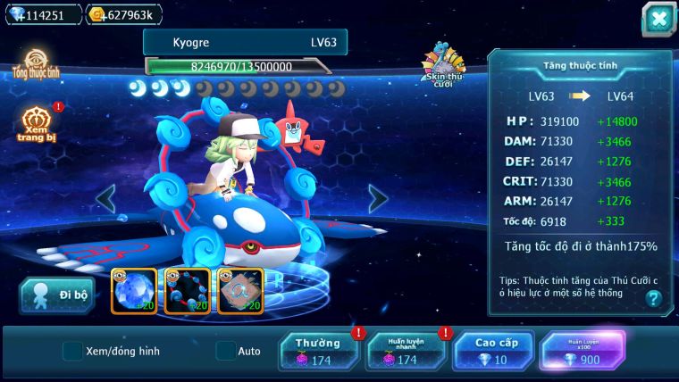 Mã : #TTS6520 - S650 - V15 - BXH : 3All - 3K2 Sách 114K Kc Ho-oh & WB & Diancie CHD Yvetal & Lugia CH Meganec Nhiều Pet Bá Chủ