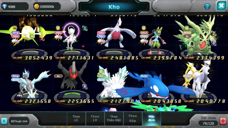 Mã : #TTS6522 - S1803 - V15 - BXH : 3 - 100M Miraidon Vua Kiếm Bá Chủ Ho-oh Bc Unvoa Miraidon Nhiều Pet Huyền Thoại Bá Chủ