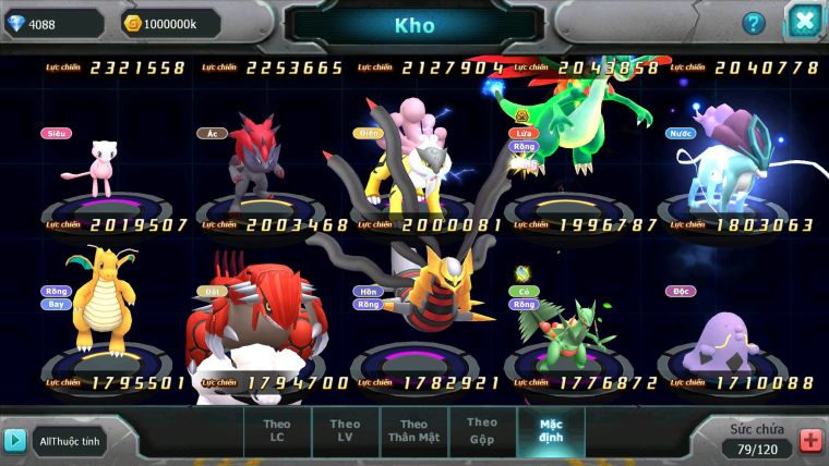 Mã : #TTS6522 - S1803 - V15 - BXH : 3 - 100M Miraidon Vua Kiếm Bá Chủ Ho-oh Bc Unvoa Miraidon Nhiều Pet Huyền Thoại Bá Chủ