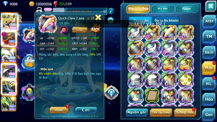 Mã : #TTS6522 - S1803 - V15 - BXH : 3 - 100M Miraidon Vua Kiếm Bá Chủ Ho-oh Bc Unvoa Miraidon Nhiều Pet Huyền Thoại Bá Chủ