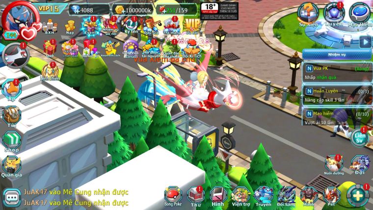 Mã : #TTS6522 - S1803 - V15 - BXH : 3 - 100M Miraidon Vua Kiếm Bá Chủ Ho-oh Bc Unvoa Miraidon Nhiều Pet Huyền Thoại Bá Chủ
