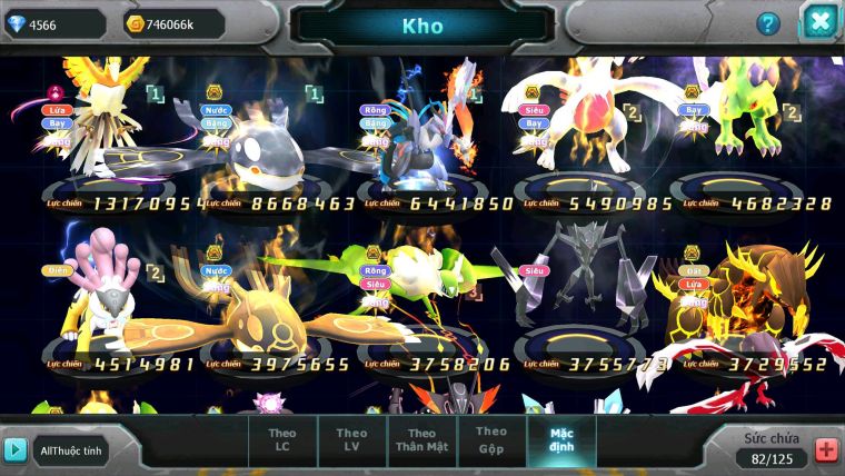 Mã : #TTS6525 - S1356 - V11 - Ho-oh Dymax Cặp Cá Bá Chủ Unvoa Lugia Bc Thần Gio Bc Nhiều Pet HT