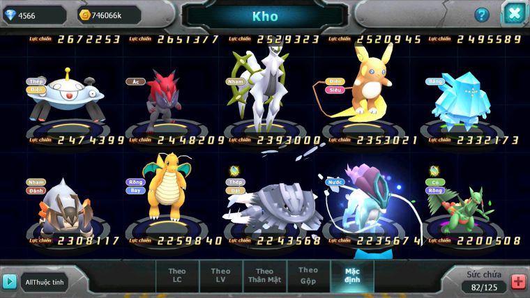 Mã : #TTS6525 - S1356 - V11 - Ho-oh Dymax Cặp Cá Bá Chủ Unvoa Lugia Bc Thần Gio Bc Nhiều Pet HT