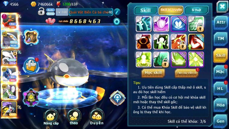 Mã : #TTS6525 - S1356 - V11 - Ho-oh Dymax Cặp Cá Bá Chủ Unvoa Lugia Bc Thần Gio Bc Nhiều Pet HT