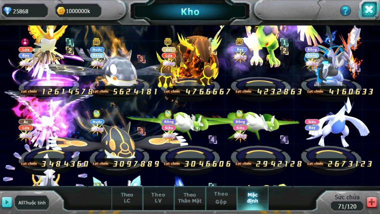 Mã : #TTS6523 - S1608 - V12 - Ho-oh Dynamax Qvbc Bc Qvld Bc Thần Gió Bc Unvoa Cặp Lati