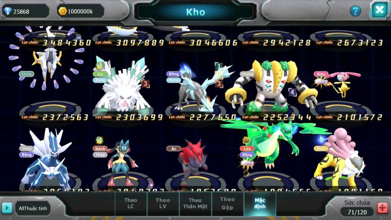 Mã : #TTS6523 - S1608 - V12 - Ho-oh Dynamax Qvbc Bc Qvld Bc Thần Gió Bc Unvoa Cặp Lati