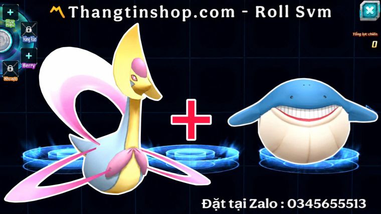 REG LV 1 Cresselia + Cá