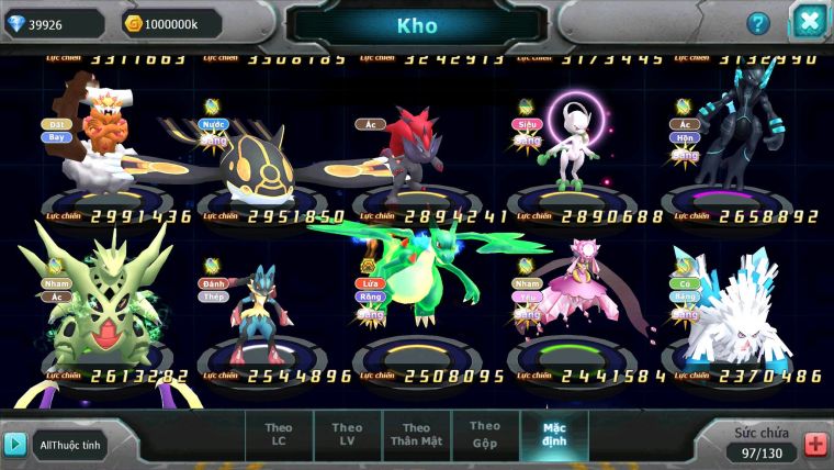 Mã : #TTS6527 - S1560 - V15 - 40K KC - 1K2 Sách bxh : 29 - Ho-oh CHD Kiếm Bá Chủ Drak ho-oh Bc Nhiều Pet HT