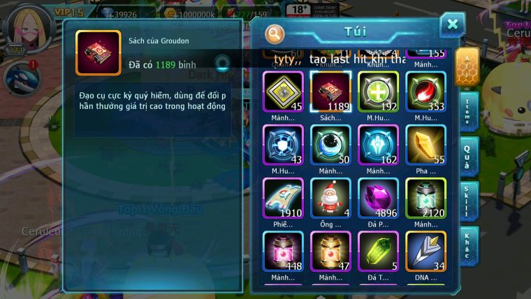 Mã : #TTS6527 - S1560 - V15 - 40K KC - 1K2 Sách bxh : 29 - Ho-oh CHD Kiếm Bá Chủ Drak ho-oh Bc Nhiều Pet HT
