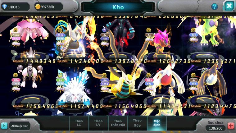 Mã : #TTS6533 - S932 - V20 - BXH : 1PK - 140K KC - 2K Sách - Sáng Thế Ho-oh Wb Arc CHD Cặp Kiếm Khiên Unvoa Metal Bc Nhiều Pet BC CH DNM