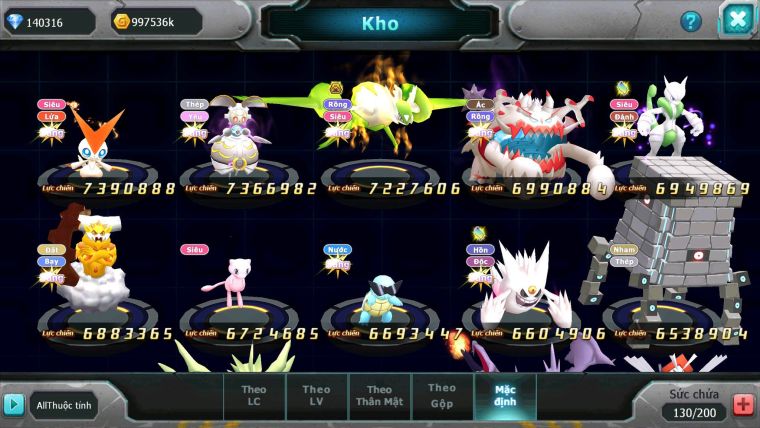 Mã : #TTS6533 - S932 - V20 - BXH : 1PK - 140K KC - 2K Sách - Sáng Thế Ho-oh Wb Arc CHD Cặp Kiếm Khiên Unvoa Metal Bc Nhiều Pet BC CH DNM