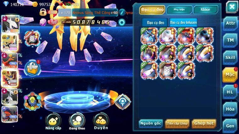 Mã : #TTS6533 - S932 - V20 - BXH : 1PK - 140K KC - 2K Sách - Sáng Thế Ho-oh Wb Arc CHD Cặp Kiếm Khiên Unvoa Metal Bc Nhiều Pet BC CH DNM