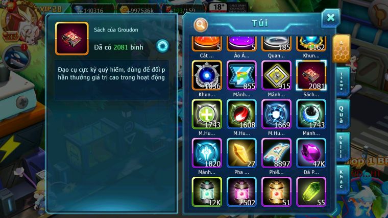 Mã : #TTS6533 - S932 - V20 - BXH : 1PK - 140K KC - 2K Sách - Sáng Thế Ho-oh Wb Arc CHD Cặp Kiếm Khiên Unvoa Metal Bc Nhiều Pet BC CH DNM