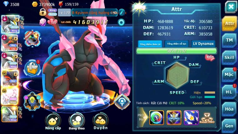 Mã : #TTS6543 - S1307 - V14 - BXH : 7 - 900 Sách BW - Ho-oh CHD Yvetal Bc Diancie Bc Nhiều Pet HT