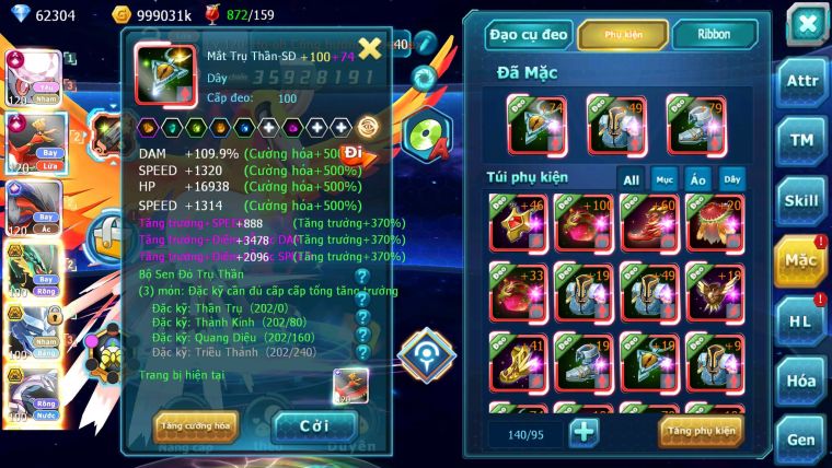 Mã : #TTS6542 - S1115 - V14 - BXH :  8 - 62K Kc  2K1 Sách Diancie & Ho-oh CHD Yvetal CH Rayquaza Nhiều Pet Bá Chủ