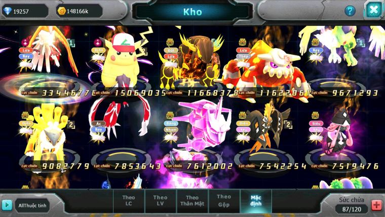 Mã : #TTS6553 - S1339 - V14 - 19K KC - Top13 - Ho-oh CHD Pikachu Dnm Qvld Hentran Thangio Bc Lc Khủng