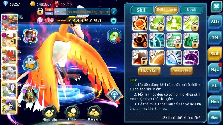 Mã : #TTS6553 - S1339 - V14 - 19K KC - Top13 - Ho-oh CHD Pikachu Dnm Qvld Hentran Thangio Bc Lc Khủng