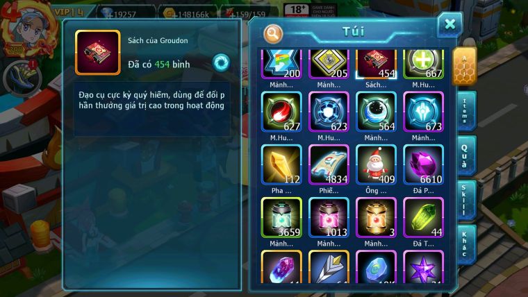 Mã : #TTS6553 - S1339 - V14 - 19K KC - Top13 - Ho-oh CHD Pikachu Dnm Qvld Hentran Thangio Bc Lc Khủng