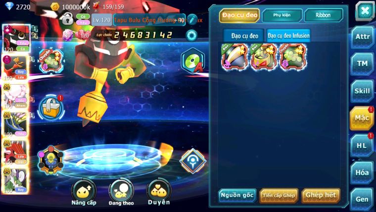 Mã : #TTS6652 - S1652 - V14 - BXH : 40 - 970 Sách Tapu Bulu CHD Full Sét Ho-oh Ho-oh Dnm Diancie Bc Xerm Bc Nhiều Pet Huyền Thoại