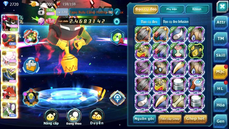 Mã : #TTS6652 - S1652 - V14 - BXH : 40 - 970 Sách Tapu Bulu CHD Full Sét Ho-oh Ho-oh Dnm Diancie Bc Xerm Bc Nhiều Pet Huyền Thoại