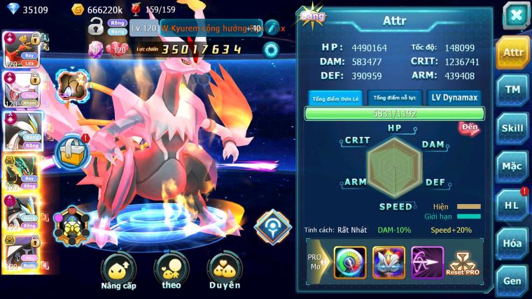 Mã : #TTS6569 - S241 - V17 BXH : 13 - Ho-oh & Diancie & White CHD Giratina CH Rayquaza Bc Nhiều Pet BC