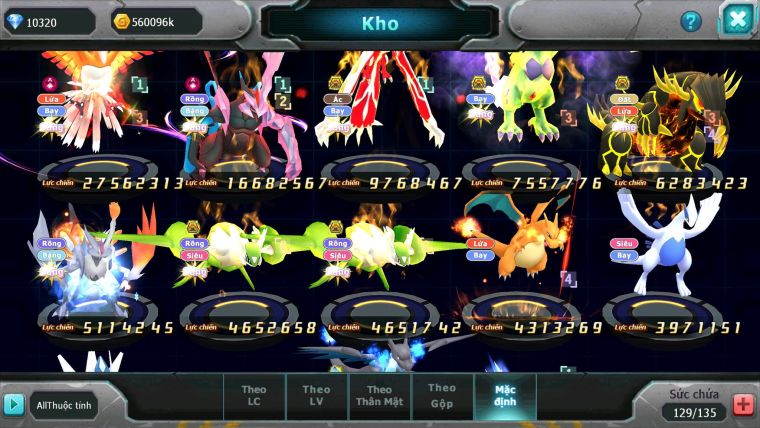 Mã : #TTS6568 - S1445 - V10 - BXH : 41 - Ho-oh Black CHD Yvetal Bc Thần Gio Cặp Lati Bc nhiều pet ht