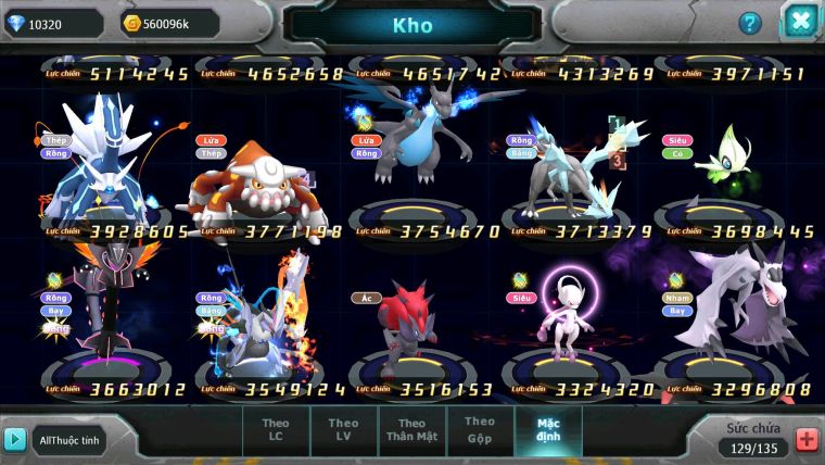 Mã : #TTS6568 - S1445 - V10 - BXH : 41 - Ho-oh Black CHD Yvetal Bc Thần Gio Cặp Lati Bc nhiều pet ht