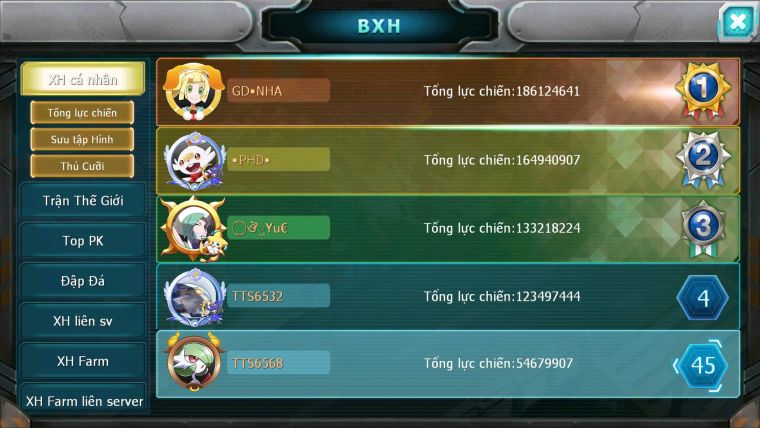 Mã : #TTS6568 - S1445 - V10 - BXH : 41 - Ho-oh Black CHD Yvetal Bc Thần Gio Cặp Lati Bc nhiều pet ht