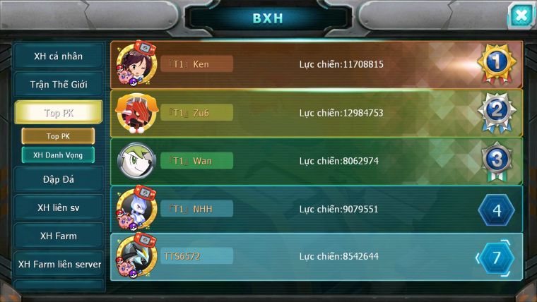 Mã : #TTS6572 - S1855 - BXH : 7 - V10 - Unvoa WB Bá Chủ Cặp Lati Bá chủ nhiều pet ht