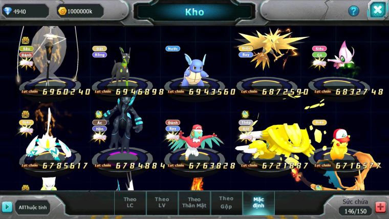 Mã : #TTS6571 - S454 - BXH : 4 - V15 - White & Ho-oh CHD Ray Dynamax Black Dnm Meganec Hoopa Bc