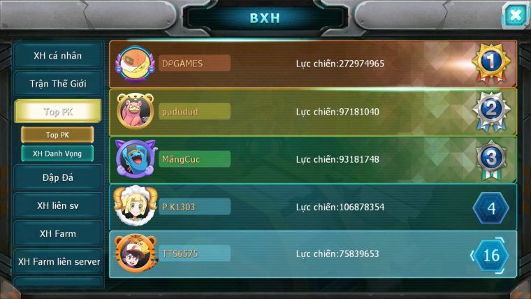 Mã : #TTS6575 - S1322 - V15 - BXH : 16 - Kiếm Khiên Bá Chủ Ho-oh CHD Rayquaza Dnm Zygarde Flare Bá chủ Nhiều Pet HT