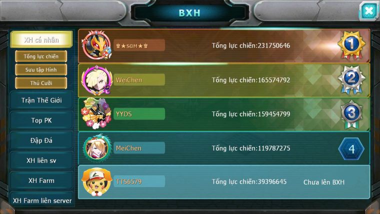 Mã : #TTS6579 - S1614 - V12 - 15K KC - Yvetal & Giratina CH Ho-oh Dnm Nhiều Pet Bc