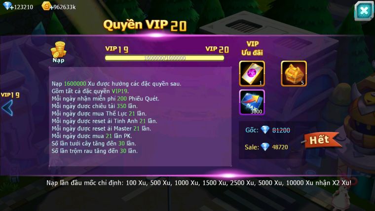 Mã : #TTS6578 - S932 - V20 - BXH : 1-4 - 120K KC - 2K7 Sách Sáng Thế CHD Kiêm Khiên Meltan Bc Nhiều CHD CH BC