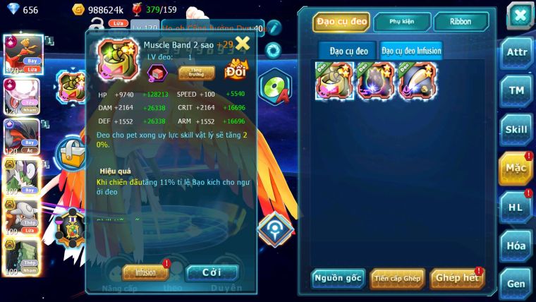 Mã : #TTS6583 - S1324 - V14 - BXH : 20 - Ho-oh & Diancie CHD Yvetal CH Thần gió Bc Nhiều Pet Huyền Thoại