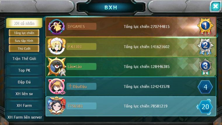 Mã : #TTS6583 - S1324 - V14 - BXH : 20 - Ho-oh & Diancie CHD Yvetal CH Thần gió Bc Nhiều Pet Huyền Thoại
