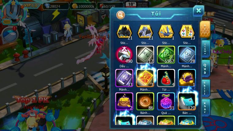 Mã : #TTS6589 - S905 - V13 - BXH : 4 - Ho-oh Diancie CHD Palkia Yvetal CH Cặp Cá Bc 3 Team Chuẩn