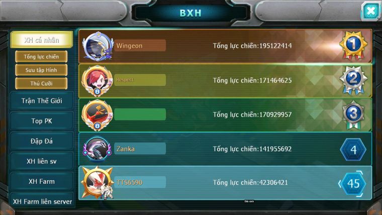 Mã : #TTS6590 - S879 - V12 - BXH : 45 - 30K XU - Diancie Dnm Cặp Cá Bá Chủ Unvoa WB bc nhiều pet ht ngon