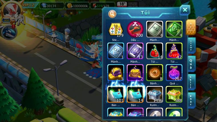 Mã : #TTS6590 - S879 - V12 - BXH : 45 - 30K XU - Diancie Dnm Cặp Cá Bá Chủ Unvoa WB bc nhiều pet ht ngon