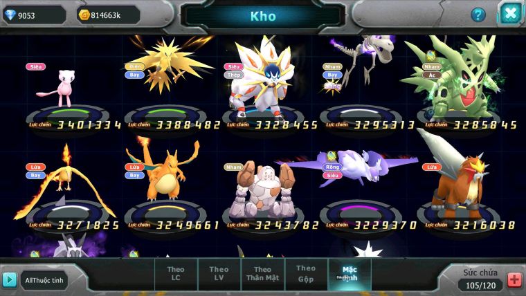 Mã : #TTS6589 - S1245 - V12 - BXH : 24 - Ho-oh & Diancie CHD Ray Yvetal Nhiều Pet Bá Chủ Pikachu Dnm