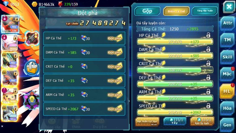 Mã : #TTS6589 - S1245 - V12 - BXH : 24 - Ho-oh & Diancie CHD Ray Yvetal Nhiều Pet Bá Chủ Pikachu Dnm