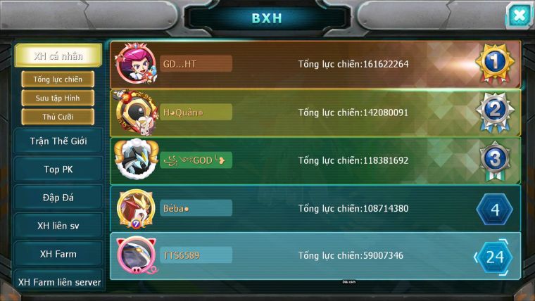 Mã : #TTS6589 - S1245 - V12 - BXH : 24 - Ho-oh & Diancie CHD Ray Yvetal Nhiều Pet Bá Chủ Pikachu Dnm