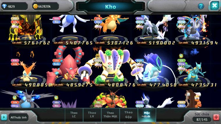 Mã : #TTS6617 - S1235 - V12 - BXH : 12 - Ho-oh WB CHD Rayquaza Bc Cặp Cá Bá Chủ